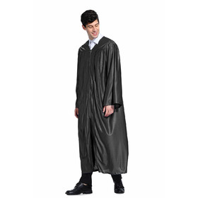 TOPTIE Unisex Black Matte Graduation Gown Choir Robes Only