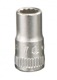 Genius Tools 2325055 1/4" Dr. 5.5mm Hand Socket (12-Point)