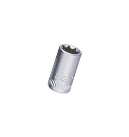 Genius Tools 262512 1/4" Dr. 3/8" Double Square Hand Socket  