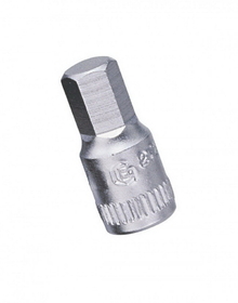 Genius Tools 272804 1/4" Dr. 1/8" Hex Head Hand Socket