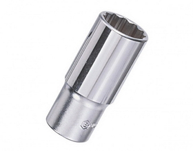 Genius Tools 336317 3/8" Dr. 17mm Deep Hand Socket (12-Point)