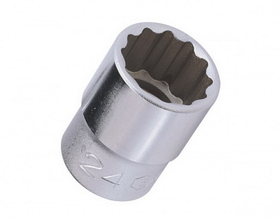 Genius Tools 433814 1/2" Dr. 14mm Hand Socket (12-Point)