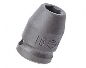 Genius Tools 443809 1/2" Dr. 9mm Thin Wall Impact Socket (CR-Mo)