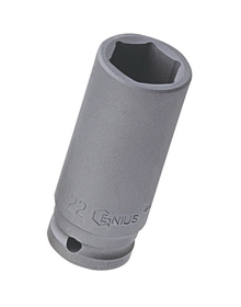 Genius Tools 1/2&quot; Dr. 8mm Deep Impact Socket (CR-Mo) - 447808