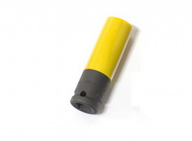 Genius Tools 448517W 1/2" Dr. 17mm Thin Wall Deep Impact Socket w/Plastic Sleeve