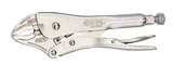 Genius Tools Curved Jaw Locking Pliers with Cutter, 125mmL - 530305A