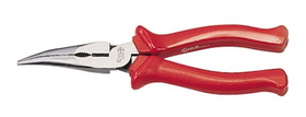Genius Tools Bent Nose Pliers w/plastic handle, 150mmL - 550614D
