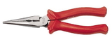 Genius Tools Chain Nose Pliers with Cutter w/plastic handle, 200mmL - 550804D
