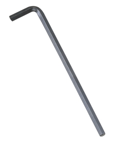 Genius Tools 1/8&quot; L-Shaped Long Hex Key Wrench, 126mmL - 591208L