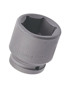Genius Tools 3/4&quot; Dr. 55mm Impact Socket (CR-Mo) - 645255