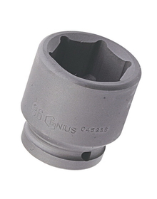 Genius Tools 3/4&quot; Dr. 57mm Impact Socket (CR-Mo) - 645257