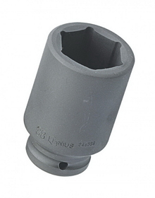 Genius Tools 649531 3/4" Dr. 31mm Deep Impact Socket (CR-Mo)
