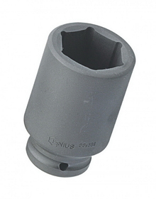 Genius Tools 669548 3/4" Dr. 1-1/2" Impact Socket (CR-Mo)