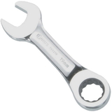 Genius Tools 1/2" Stubby Combination Ratcheting Wrench - 770216