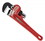 Genius Tools Heavy Duty Pipe Wrench, 300mmL(12&quot;) - 782300