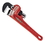Genius Tools Heavy Duty Pipe Wrench, 610mmL(24&quot;) - 782610