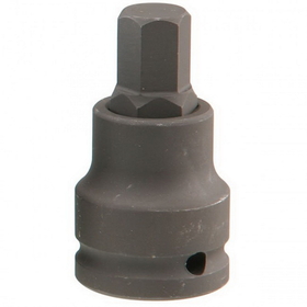 Genius Tools 819+2919 1" Dr. 19mm Hex Bit Socket, 85mmL (CR-Mo)