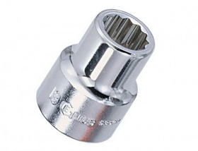 Genius Tools 837038 1" Dr.38mm Hand Socket (12-Point) (CR-Mo)