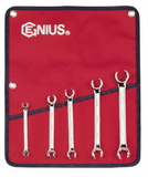 Genius Tools FN-005S 5PC SAE Flare Nut Wrench Set