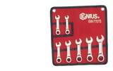 Genius Tools GW-7707S 7PC SAE Stubby Combination Ratcheting Wrench Set