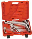 Genius Tools GW-7715S 15PC SAE Combination Ratcheting Wrench Set