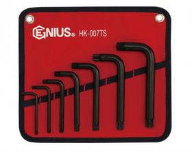 Genius Tools HK-007TS 7PCriple Square Key Wrench Set