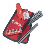 Genius Tools SB-221SP 21PC Slotted & Philips Screwdriver Bit Set