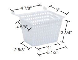Aladdin B-202 Spa Skimmer Replacement Basket for jacuzzi 43-0676-02, AEQB202