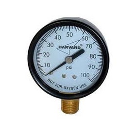 Universal EIPPG302-4L 2&quot; Pressure Gauge w/ 1/4&quot; Bottom Mount - up to 30 PSI