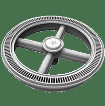AquaStar FC20101 White Full Circle Grate