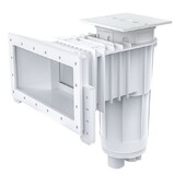 CMP 25160-110-000N Vinyl Liner Skimmer, Wide Mouth, Square Cover, Dual Port, White