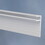 Crystal DIE# 7696 Vm-3 Coping Straight - 8&#039; Long - White - Textured (Vertical Liner Track), Price/each
