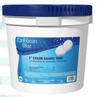 Caribbean Blue C002340-CS74C1 3" Chlor-Guard Tabs, 10 lb Pail, 4/Case