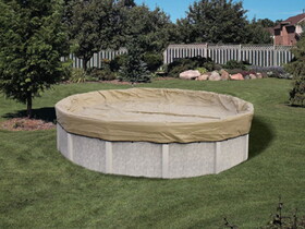 HPI AK1632OV4 Hinsperger Armor Kote 16&#039; x 32&#039; Oval Winter Cover, 4&#039; Overlap, Tan/Blue