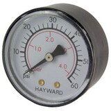 Hayward ECX27091 Pressure Gauge, 1/4" Back Mount
