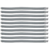 Hayward HSLCHK120GR Suction Cleaner Hose, Light Gray, 10/Pack