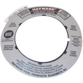 Hayward SPX0710G Label Plate
