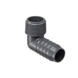 Poly Fittings 1413-015H PVC Elbow 1-1/2 in. x 1-1/2 in. Insert x MIPT Hex , 1413015H