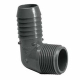 Poly Fittings 1413015 Gray PVC Combination Elbow 1-1/2 in. Insert x MPT