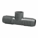 Poly Fittings 1402015 Gray PVC Combination Tee 1-1/2 in. Insert x Insert x FPT