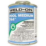 IPS IPS744P Glue Clear Medium Pint Pool & Spa 13556