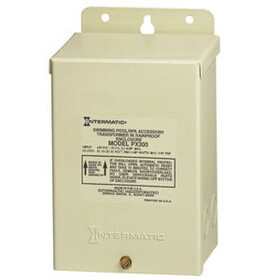 Intermatic PX300 300W 120V Pool and SPA Safety Transformer, Beige Steel Case, ITM