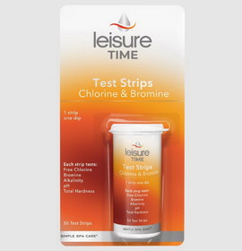 Leisure Time 45006A Chlorine And Bromine Test Strips, 50 Strips