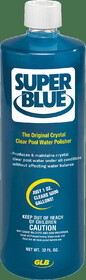 GLB 71205 (Robarb) Super Blue - Super Concentrated Water Clarifier, 1 Quart Bottle, 12/Case