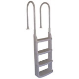 Main Access 200200/200200T Easy Incline In-Pool Ladder With Mounting Flanges - Taupe4 Steps - Fits Most 48 To 54 Above Ground Pools, Rated To 350 Lb