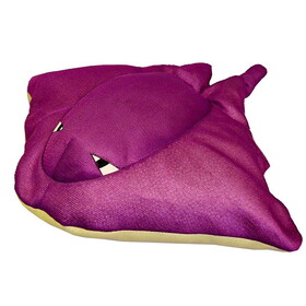 Main Access 305592 Seaside Rider Cruz the Stingray Floating Stuffed Animal, Purple/Tan