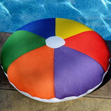 Main Access 305595 Seaside Rider Beach Ball 28 Round Floating Mattress - Multi-Colored