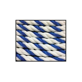 PTW160-06-XO-4242 All Line 1/2&quot; x 600&#039; Spool Polypropylene Pool Rope, Blue/White