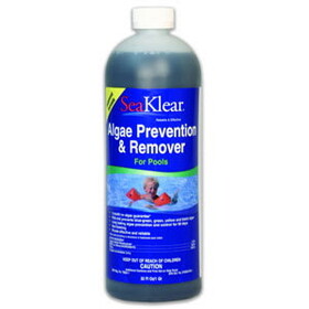 SeaKlear 90411SKR 90-Day Algae Prevention &amp; Remover, 1 Qaurt Bottle, 12/Case