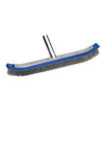 Ocean Blue 110017B 18 In Curved Algae Brush Alum